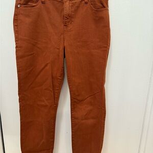 Liverpool Brown and Orange Straight Leg Jeans